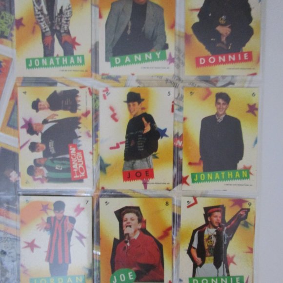 New Kids On The Block 1989 Trading Cards Big Step Productions - Picture 7 of 10